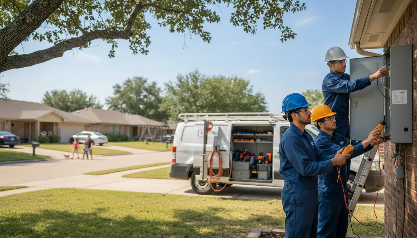 Certified electrician providing emergency electrical services in Benton, AR